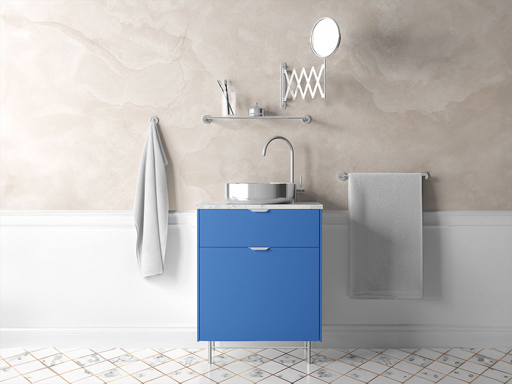 ORACAL 970RA Gloss Glacier Blue Bathroom Cabinetry Wraps