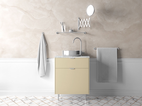 ORACAL® 970RA Gloss Taxibeige Bathroom Cabinet Wraps