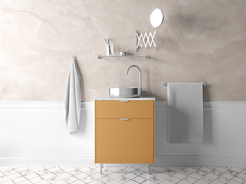 ORACAL® 970RA Metallic Pyrite Bathroom Cabinet Wraps