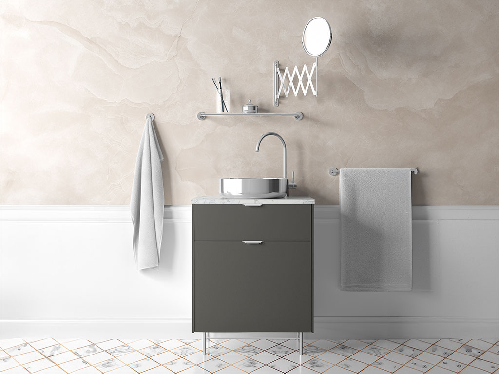 ORACAL 970RA Metallic Charcoal Bathroom Cabinetry Wraps