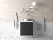 Rwraps Gloss Metallic Black Bathroom Cabinetry Wraps