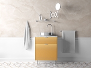 Rwraps Velvet Yellow Bathroom Cabinetry Wraps