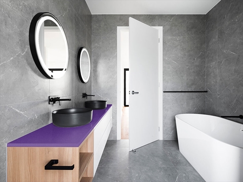 Avery Dennison™ SW900 Matte Metallic Purple Bathroom Countertop Wraps