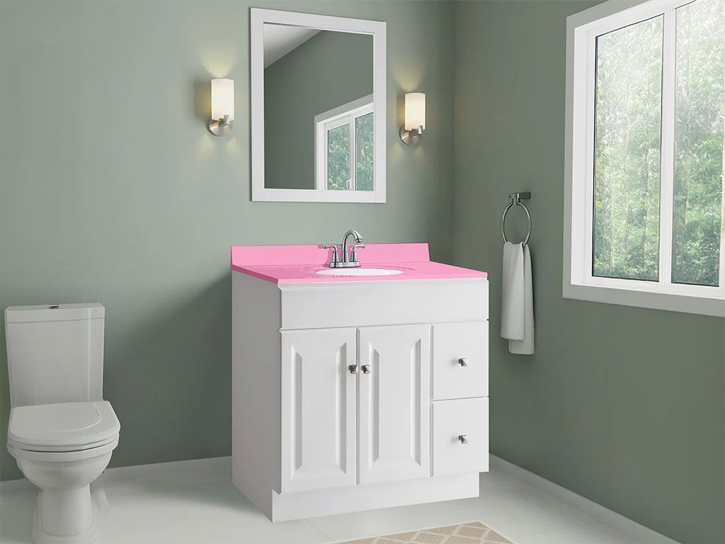 ORACAL 970RA Gloss Soft Pink Custom Bathroom Counter Wraps