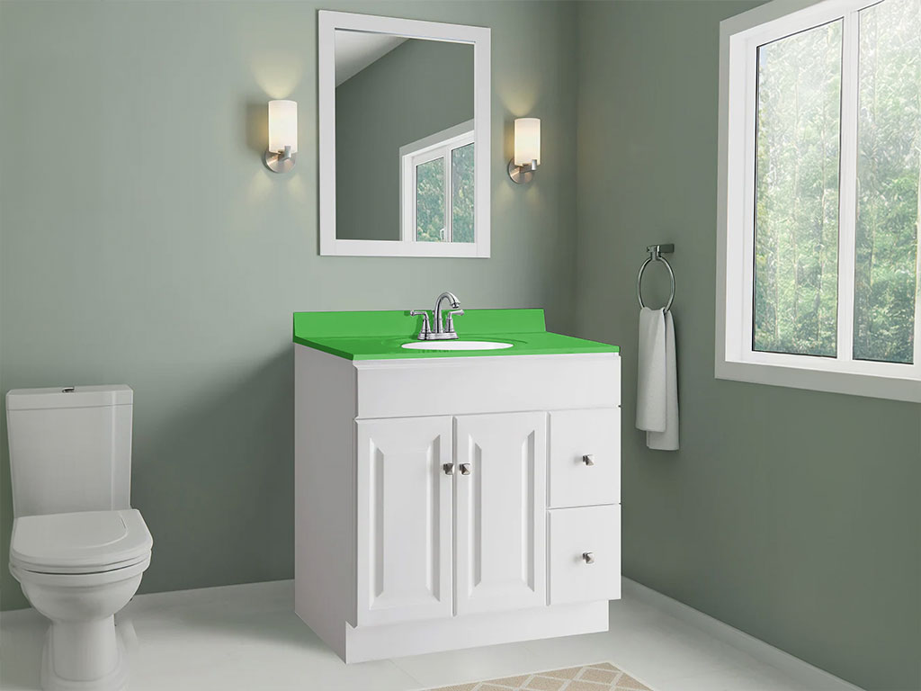 ORACAL 970RA Gloss Tree Green Custom Bathroom Counter Wraps