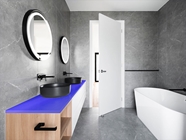 Rwraps Chrome Blue Bathroom Countertop Wraps