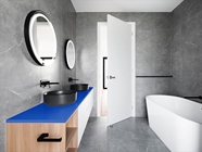 Rwraps Gloss Metallic Dark Blue Bathroom Countertop Wraps