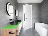 Rwraps Matte Green Bathroom Countertop Wraps