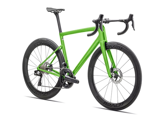 Rwraps 3D Carbon Fiber Green Bike Vehicle Wraps