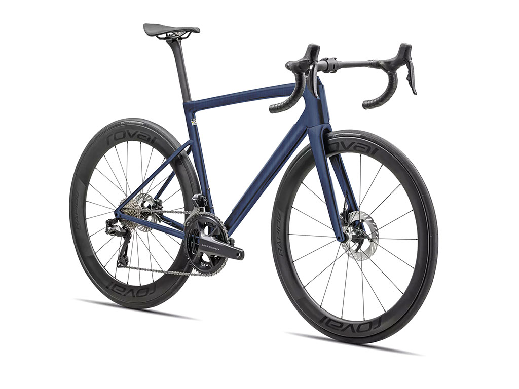 Rwraps Brushed Aluminum Blue Bike Vehicle Wraps