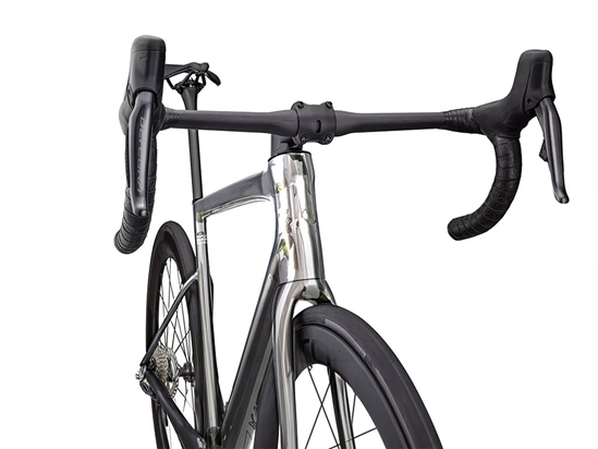 Rwraps Chrome Black DIY Bicycle Wraps