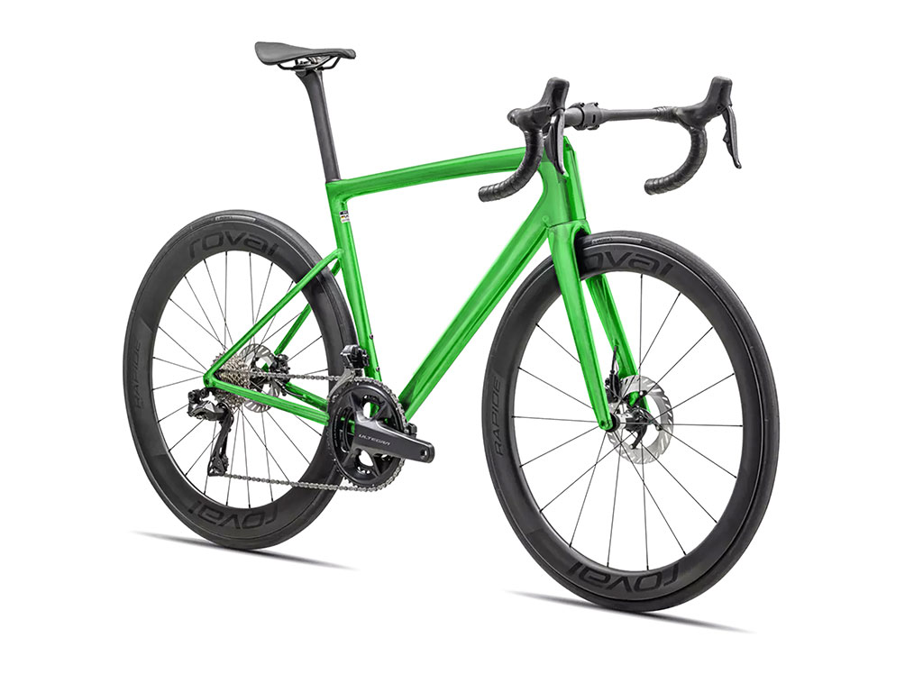 Rwraps Matte Chrome Green Bike Vehicle Wraps