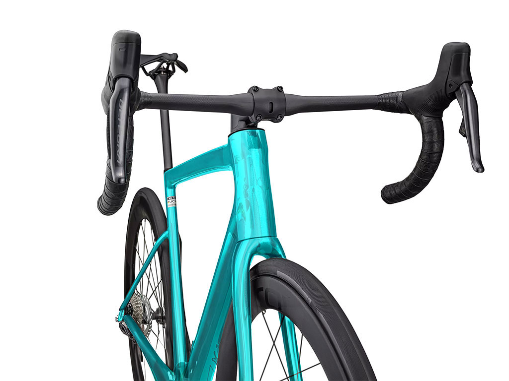 Rwraps Matte Chrome Teal DIY Bicycle Wraps