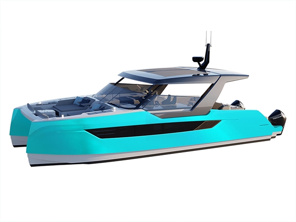 3M 1080 Gloss Atomic Teal Catamaran Dual-Hull Vinyl Film Wraps