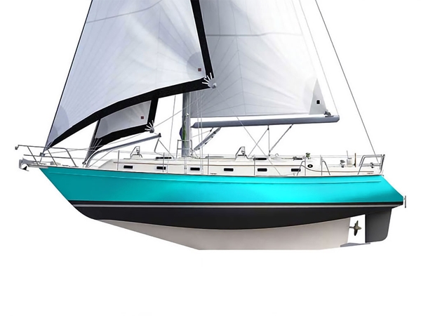 3M 1080 Gloss Atomic Teal Customized Cruiser Boat Wraps