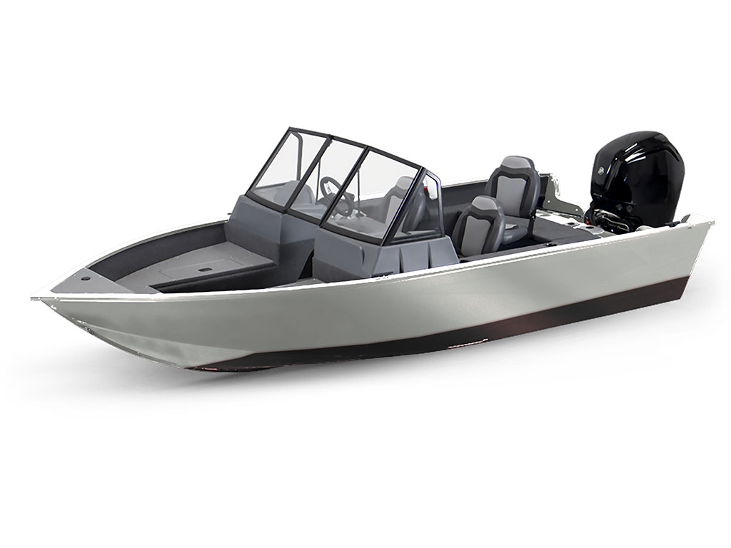 3M 2080 Satin White Modified-V Hull DIY Fishing Boat Wrap