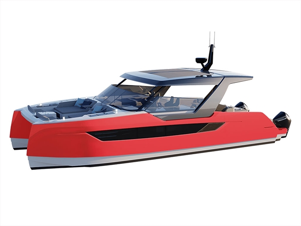 3M 2080 Gloss Hot Rod Red Catamaran Dual-Hull Vinyl Film Wraps