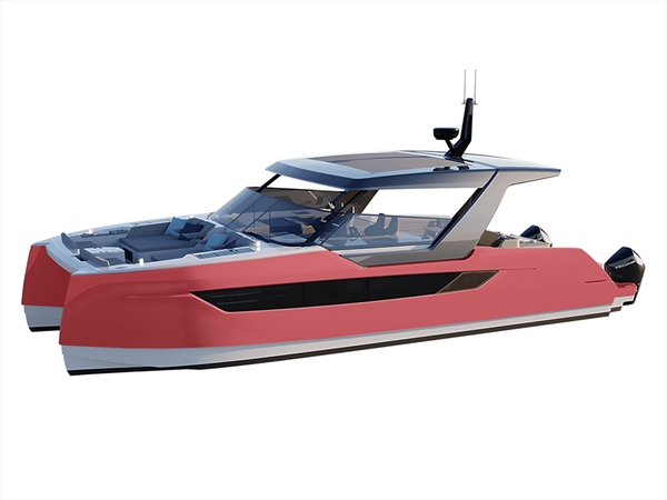 3M 2080 Gloss Red Metallic Catamaran Dual-Hull Vinyl Film Wraps