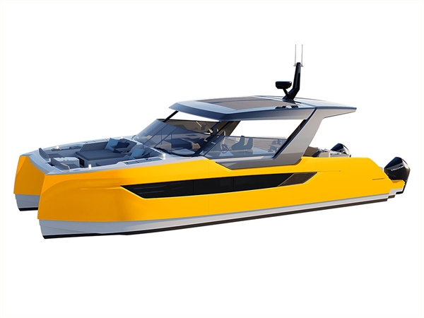 3M 2080 Gloss Sunflower Yellow Catamaran Dual-Hull Vinyl Film Wraps