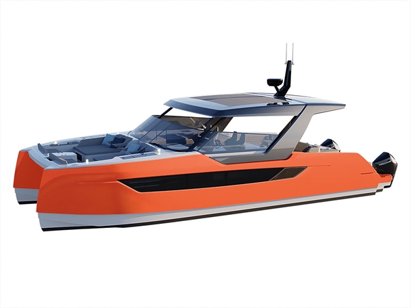 3M 1080 Gloss Fiery Orange Catamaran Dual-Hull Vinyl Film Wraps