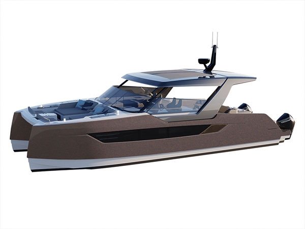 3M 2080 Gloss Ember Black Catamaran Dual-Hull Vinyl Film Wraps