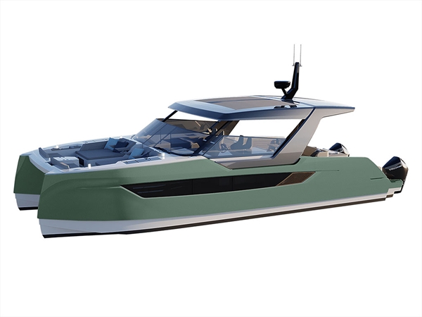 3M 2080 Matte Pine Green Metallic Catamaran Dual-Hull Vinyl Film Wraps