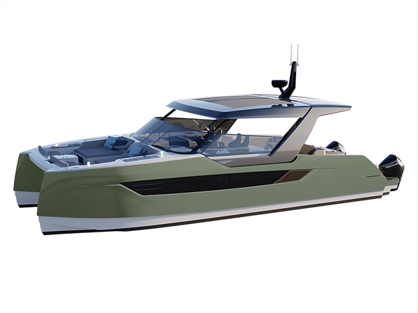 3M 2080 Matte Military Green Catamaran Dual-Hull Vinyl Film Wraps