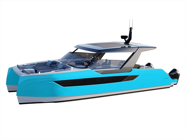 3M 2080 Satin Ocean Shimmer Catamaran Dual-Hull Vinyl Film Wraps