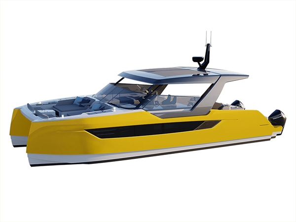 3M 2080 Satin Bitter Yellow Catamaran Dual-Hull Vinyl Film Wraps