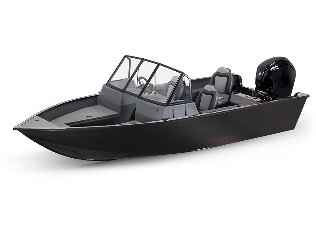 Avery Dennison SW900 Gloss Black Modified-V Hull DIY Fishing Boat Wrap