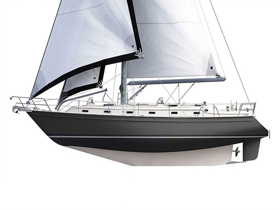 Avery Dennison SW900 Gloss Metallic Black Customized Cruiser Boat Wraps