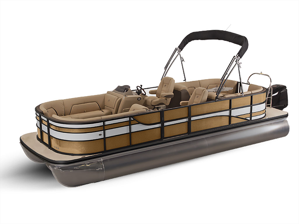 Avery Dennison SW900 Gloss Metallic Gold Pontoon Custom Boat Wrap