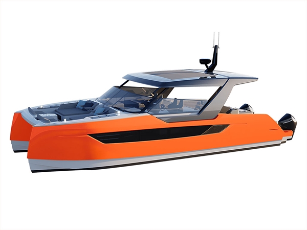 Avery Dennison SW900 Gloss Orange Catamaran Dual-Hull Vinyl Film Wraps