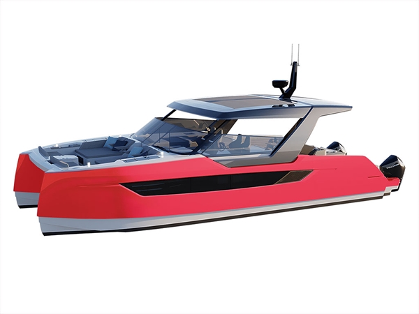 Avery Dennison SW900 Gloss Soft Red Catamaran Dual-Hull Vinyl Film Wraps