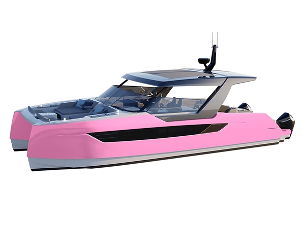 Avery Dennison SW900 Satin Bubblegum Pink Catamaran Dual-Hull Vinyl Film Wraps