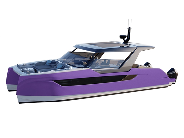 Avery Dennison SW900 Matte Metallic Purple Catamaran Dual-Hull Vinyl Film Wraps