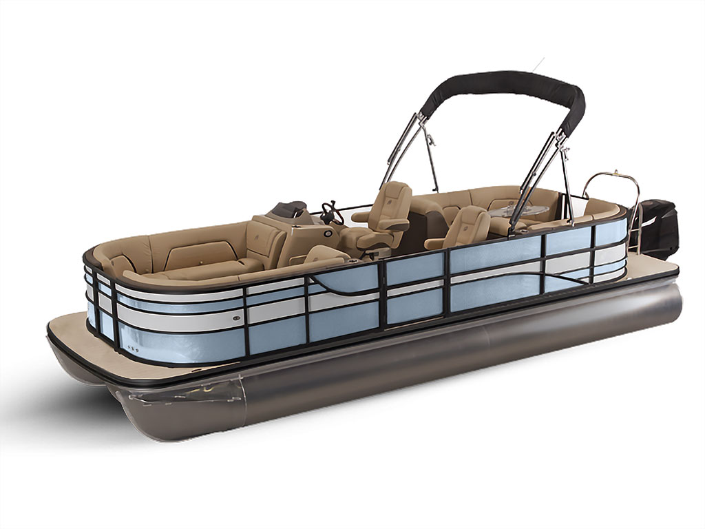 Avery Dennison SW900 Gloss Cloudy Blue Pontoon Custom Boat Wrap