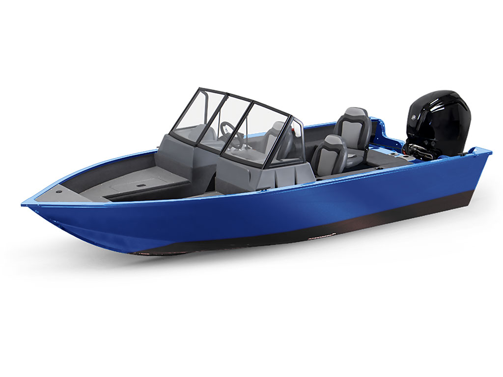 Avery Dennison SW900 Gloss Intense Blue Modified-V Hull DIY Fishing Boat Wrap
