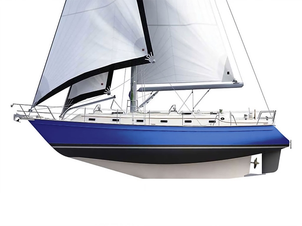 Avery Dennison SW900 Gloss Dark Blue Customized Cruiser Boat Wraps