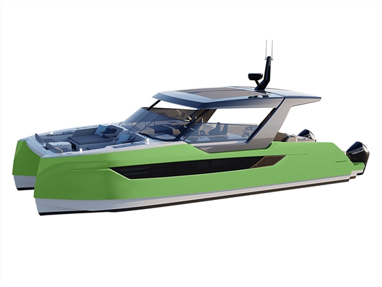 Avery Dennison SW900 Matte Metallic Green Apple Catamaran Dual-Hull Vinyl Film Wraps