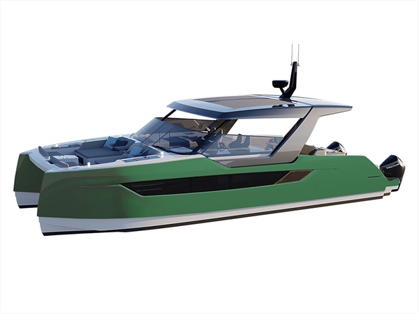 Avery Dennison SW900 Gloss Dark Green Catamaran Dual-Hull Vinyl Film Wraps