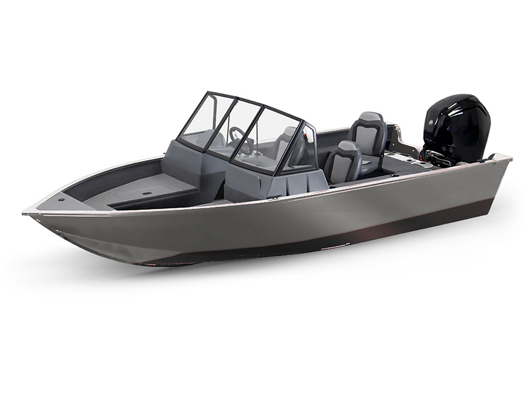 Avery Dennison SW900 Satin Gray Modified-V Hull DIY Fishing Boat Wrap