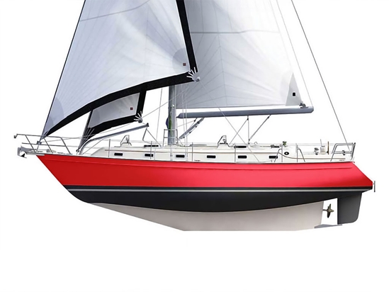 ORACAL 970RA Gloss Cardinal Red Customized Cruiser Boat Wraps