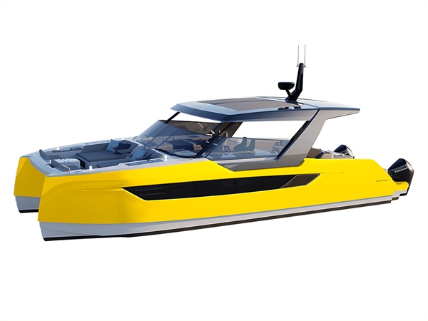 ORACAL 970RA Gloss Crocus Yellow Catamaran Dual-Hull Vinyl Film Wraps