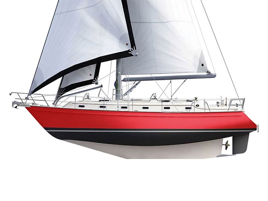 ORACAL 970RA Gloss Geranium Red Customized Cruiser Boat Wraps