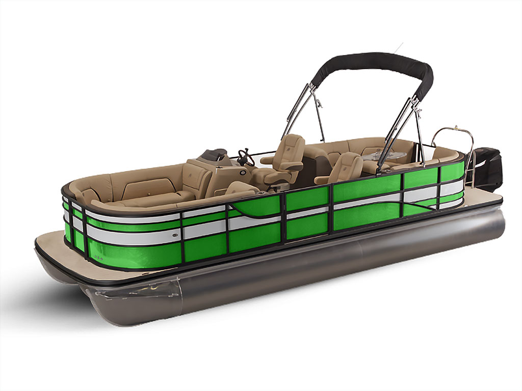 ORACAL 970RA Gloss Tree Green Pontoon Custom Boat Wrap