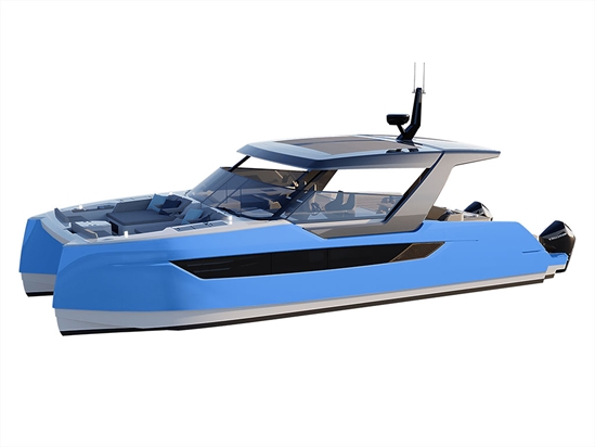 ORACAL 970RA Gloss Glacier Blue Catamaran Dual-Hull Vinyl Film Wraps