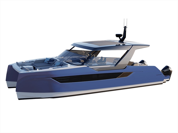 ORACAL 970RA Gloss Light Navy Catamaran Dual-Hull Vinyl Film Wraps