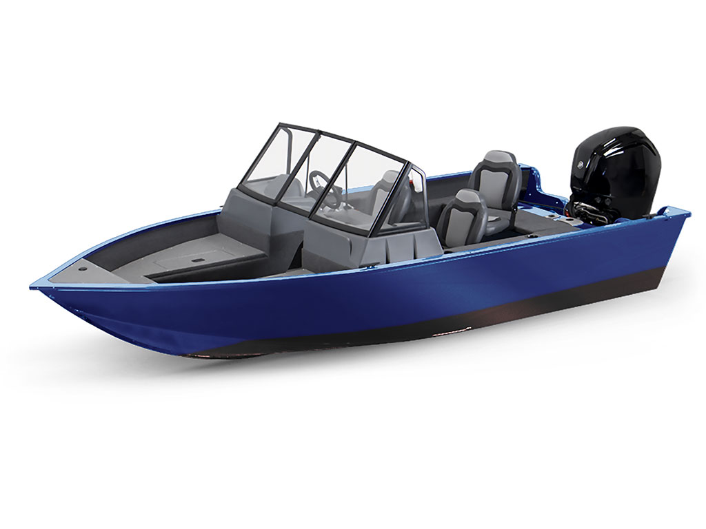 ORACAL 970RA Gloss Police Blue Modified-V Hull DIY Fishing Boat Wrap
