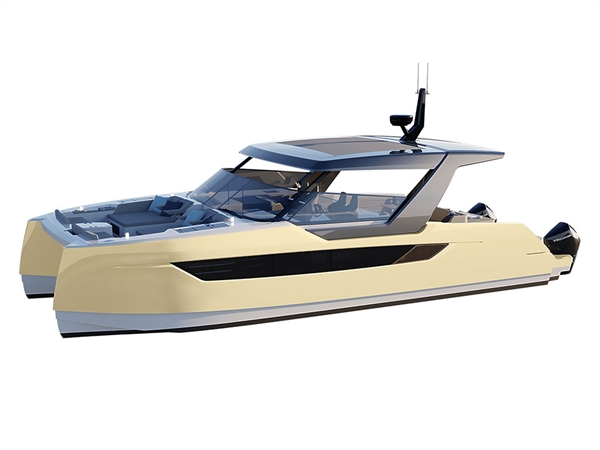 ORACAL 970RA Gloss Taxibeige Catamaran Dual-Hull Vinyl Film Wraps